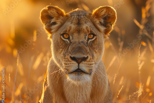 Fierce Beauty  Lioness Close-Up