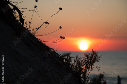 Canvas Print Skopelos sunset