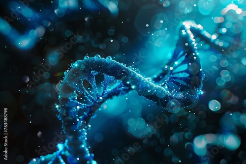 DNA gene background science 