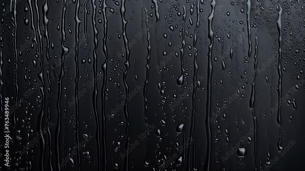 Background photo of rain drops on dark glass Background photo of rain drops on dark glass