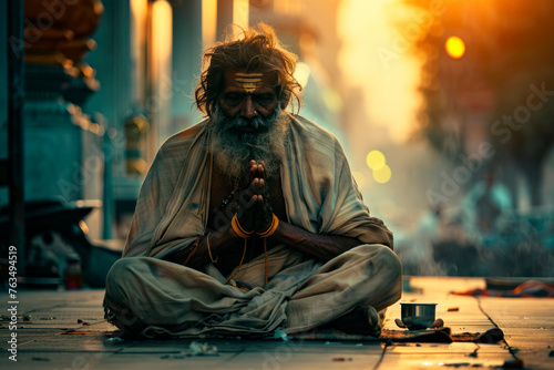 beggar on the street