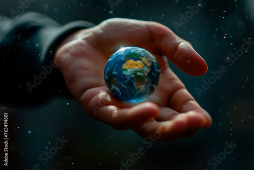 the earth in the hand