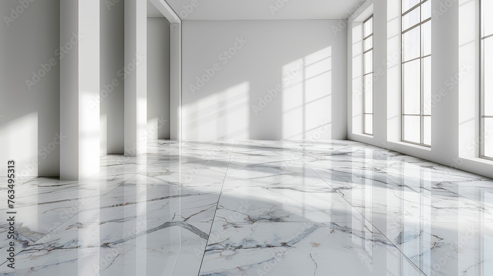 Obraz premium White Marble flooring for interior decoration
