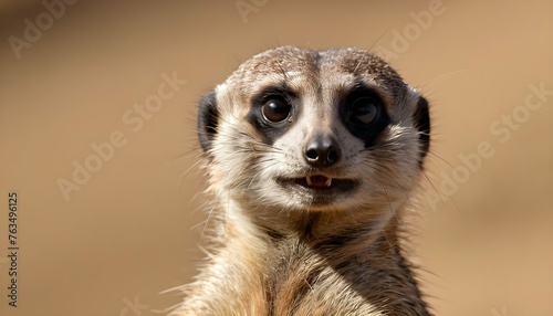 A Meerkat With A Playful Expression Upscaled 16