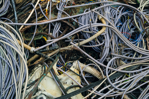 Electrical wire waste. Non-ferrous scrap metal. Construction garbage.