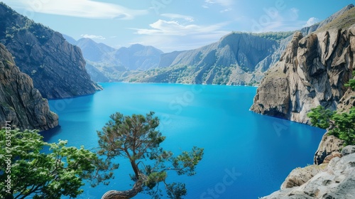The deepest lake in the world,  photo