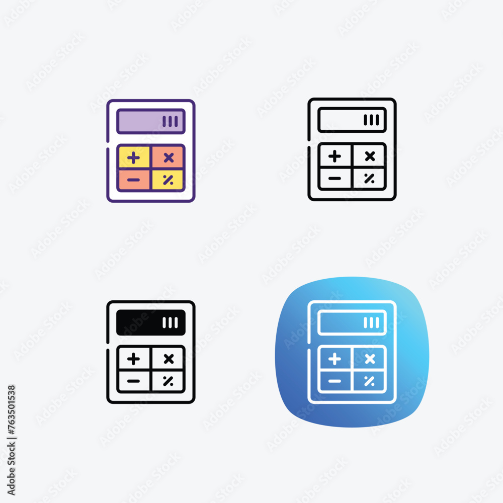 Money icons set in 4 different style vector illustration Money icons set in 4 different style vector illustration