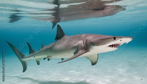 A Hammerhead Shark Hunting In Shallow Waters Upscaled 5 2