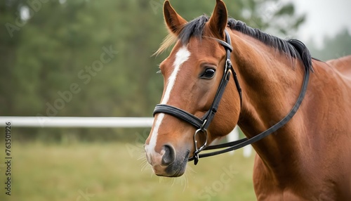 A Horse With A Determined Expression Focused On T Upscaled 3 1 © Arzoo