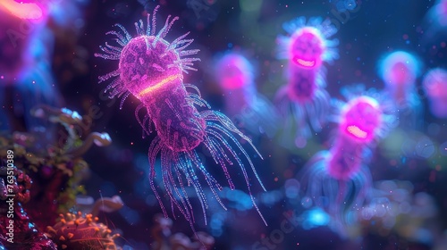 Smart, neon-enhanced bacteriophages targeting antibiotic-resistant infections