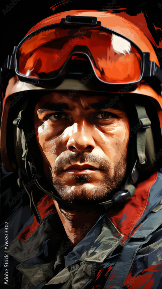 Firefighter in Protective Gear
Firefighter in Protective Gear