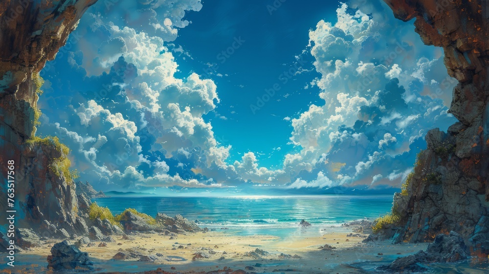 Delve Into The Surreal Depiction Of Nature S Boundless Freedom In An