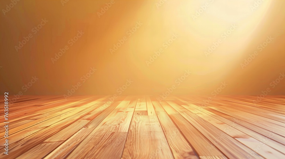 golden wooden floor presentation background with copy space golden wooden floor presentation background with copy space