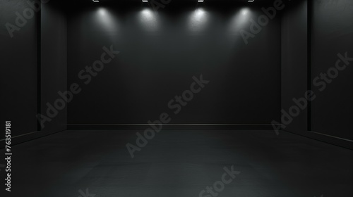 black background for professional business presentation, graphic design ppt slides template with copy space  © Christopher