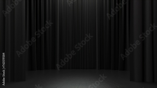 black background for professional business presentation, graphic design ppt slides template with copy space 