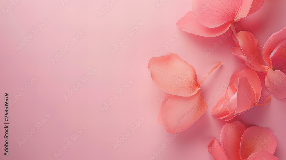 pink rose petals background for professional business presentation ...