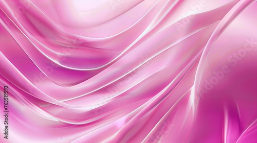 pink silk waves background for professional business presentation, graphic design ppt slides template with copy space