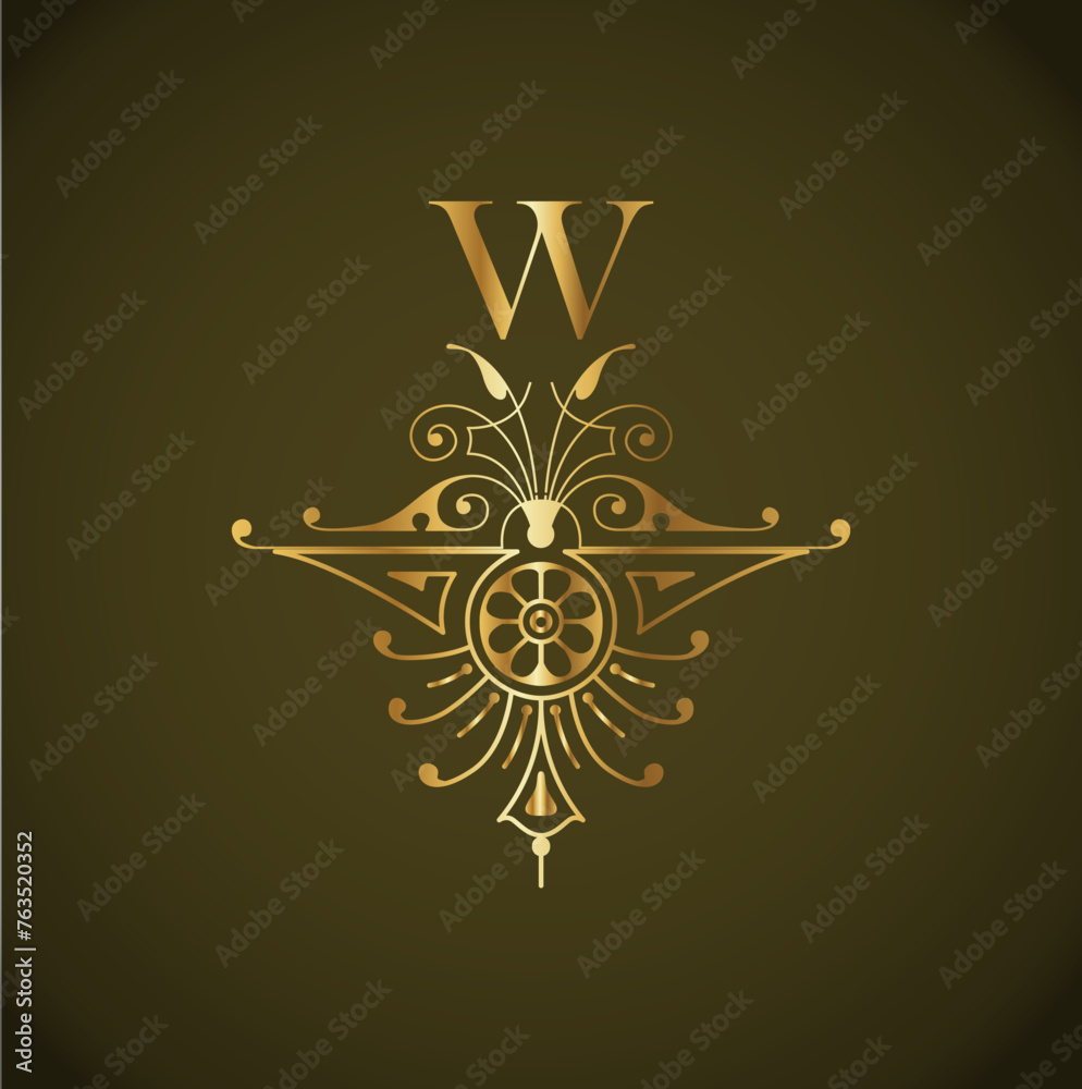 Web Creative Initial letter w logo design with modern business vector template. Creative isolated w monogram logo design
