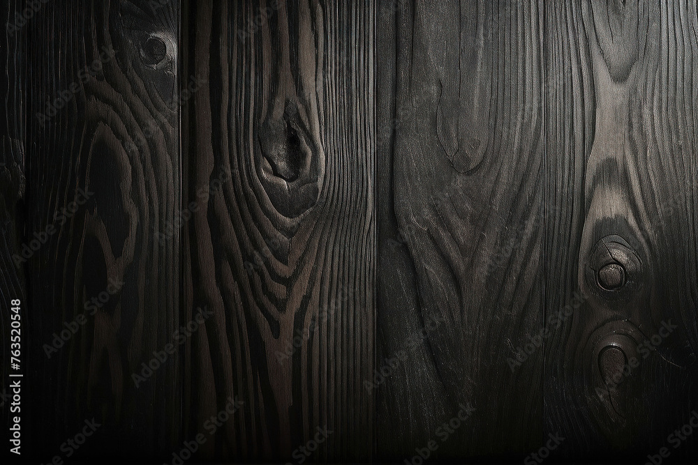 Surface of a Black and Brown Mahogany wood wall wooden plank board texture background with grains and structures Surface of a Black and Brown Mahogany wood wall wooden plank board texture background with grains and structures
