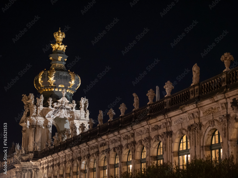 Fototapeta premium Dresden bei nacht