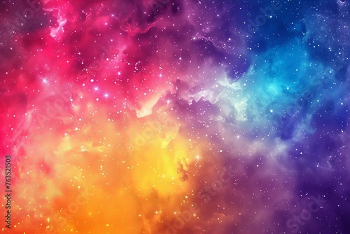 Galaxy cosmos abstract multicolored background