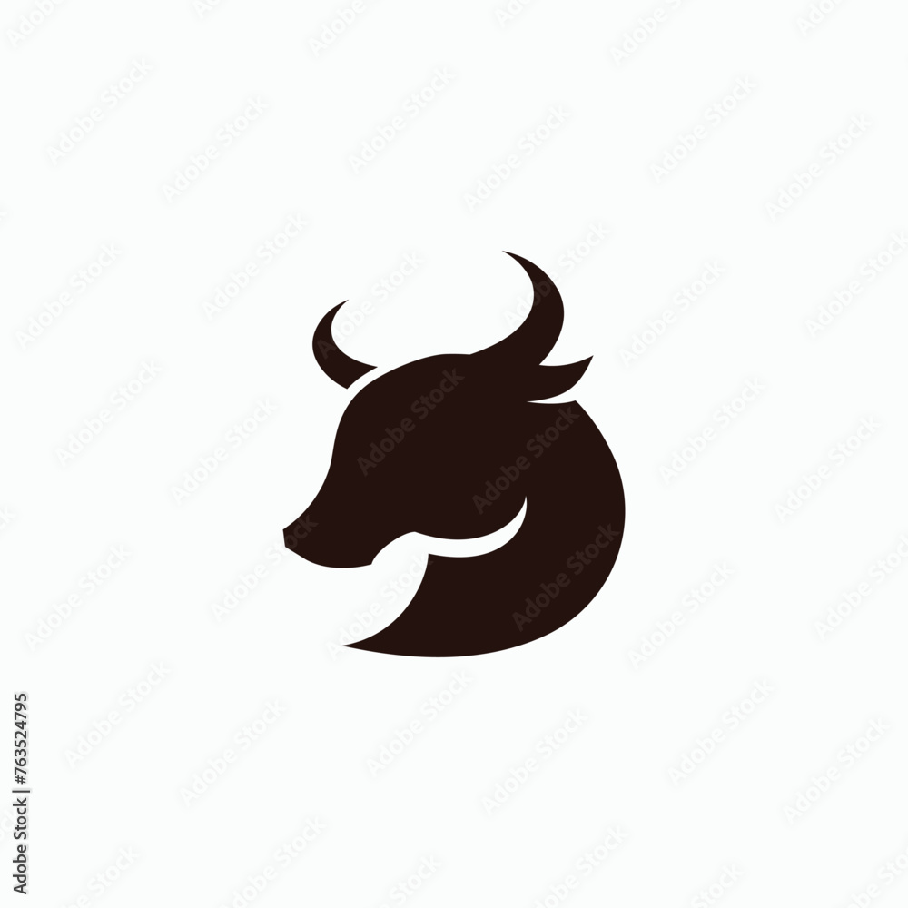 Bull Taurus Logo icon, Template vector illustration Bull Taurus Logo icon, Template vector illustration