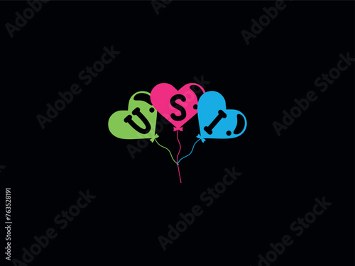 USI Modern Balloon Logo