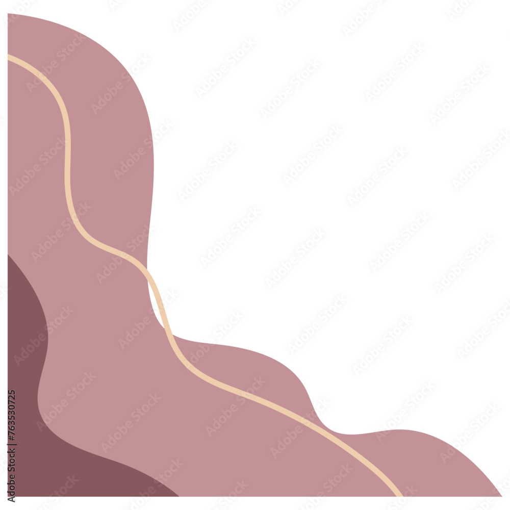 Abstract Corner Shape Abstract Corner Shape