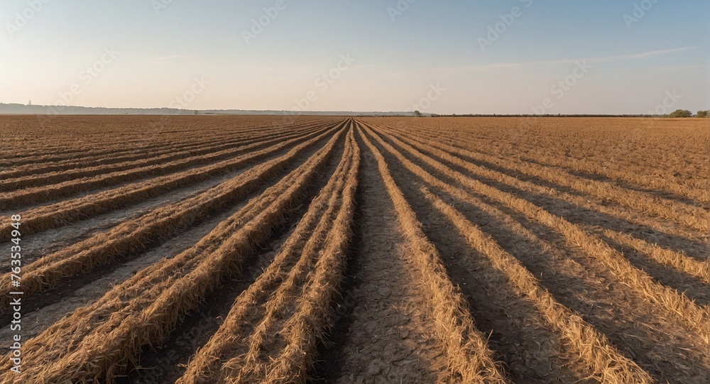 Agricultural fields dried up and unfit for cultivation