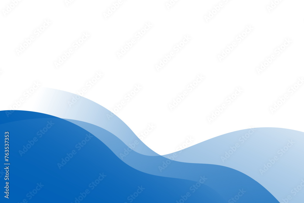 Blue wave layer modern background with white space for text and message. vector illustration Blue wave layer modern background with white space for text and message. vector illustration