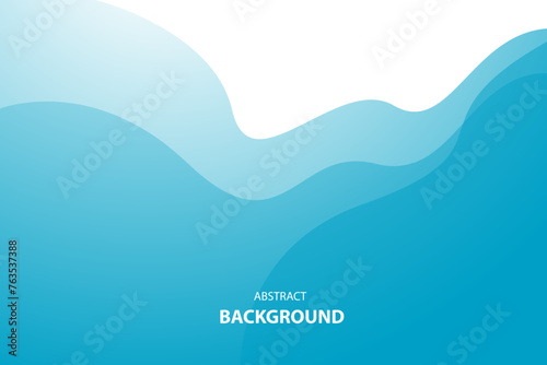 Blue and white wave layer abstract background. vector illustration