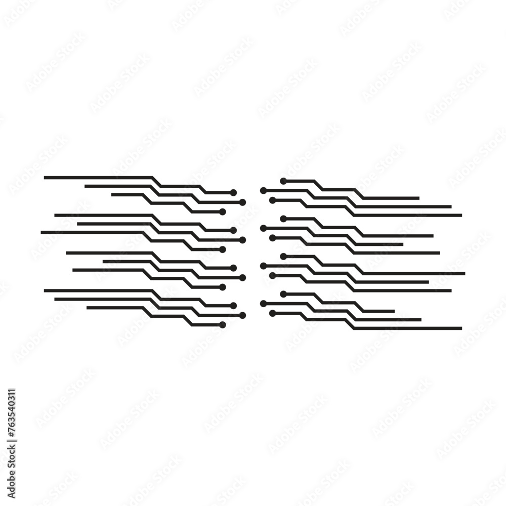 Circuit logo vector element symbol and design Circuit logo vector element symbol and design