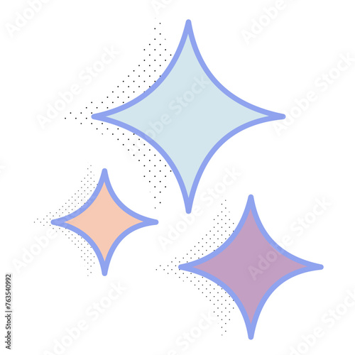 Geometric And Halftone Object