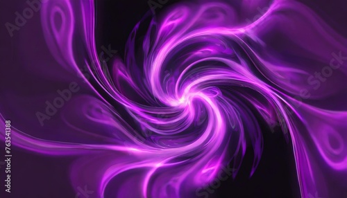 a purple abstract of a glowing and swirling purple