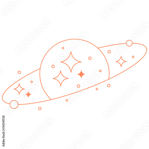 Minimalist Cosmic Vintage