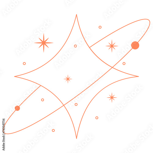 Minimalist Cosmic Vintage