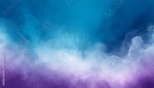 mist texture color smoke paint water mix mysterious storm sky blue purple glowing fog cloud wave abstract art background with free space