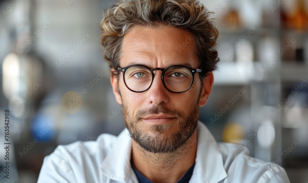 Obraz premium A confident man professional researcher