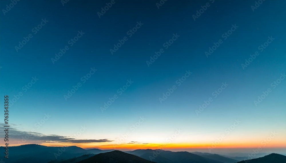 panoramic view of twilight gradient over earthly terrain suitable for cinematic backgrounds and environmental awareness campaigns