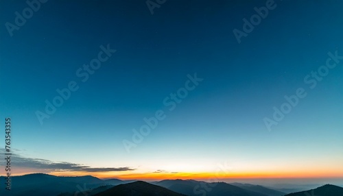 panoramic view of twilight gradient over earthly terrain suitable for cinematic backgrounds and environmental awareness campaigns