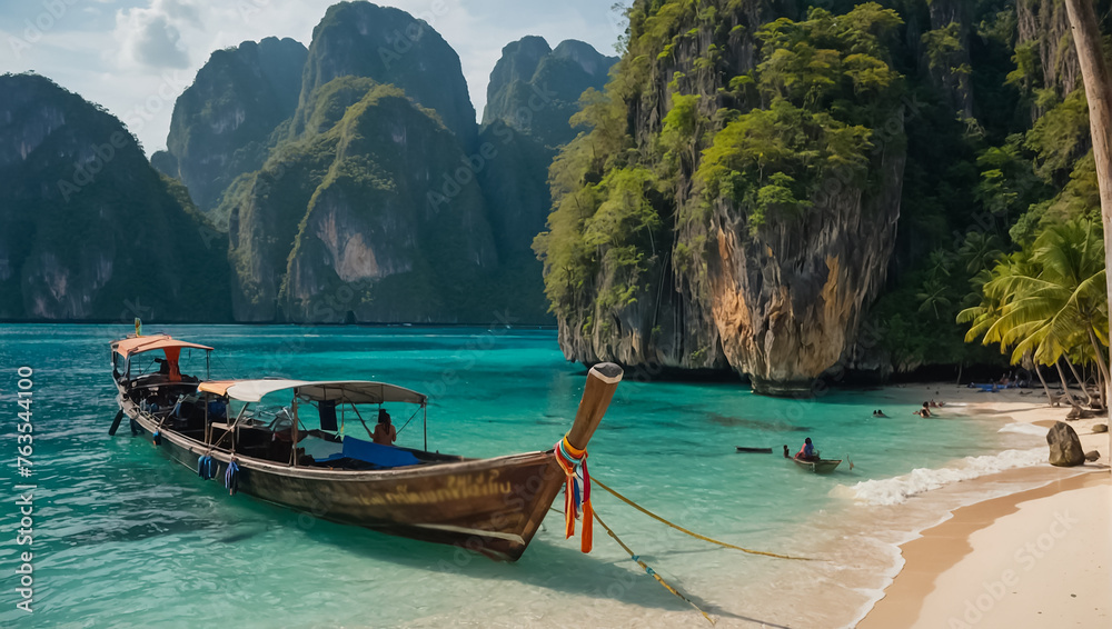 magnificent beach in Thailand magnificent beach in Thailand