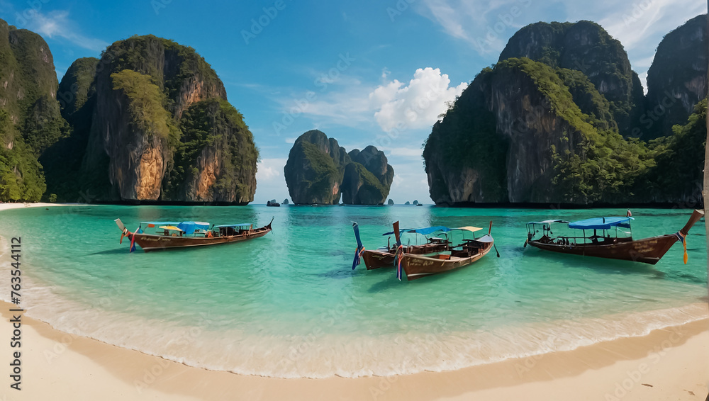 Obraz premium beautiful beach in Thailand exotic