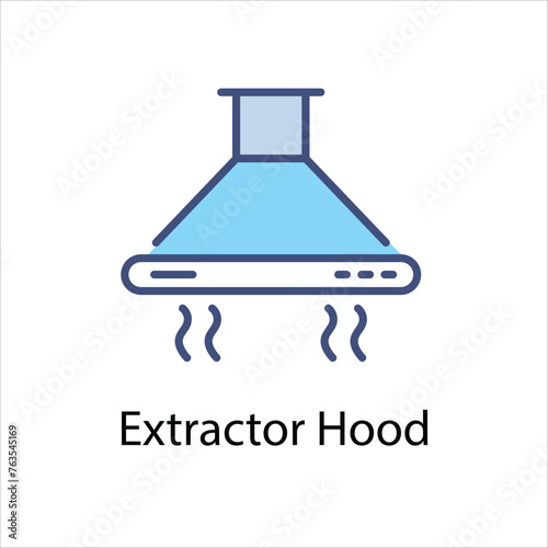 Extractor Hood vector icon