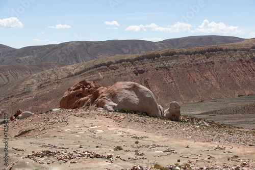scenic view of the Andes mountain range in the Argentine province of Jujuy