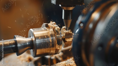 A close-up of a duplicate key being sanded by a locksmith to smooth out burrs, representing precision and refinement in craftsmanship