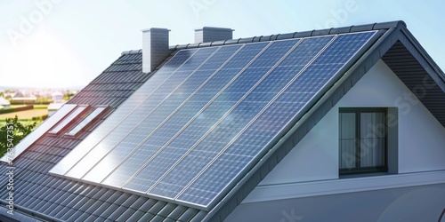 Solar panels installed on t...