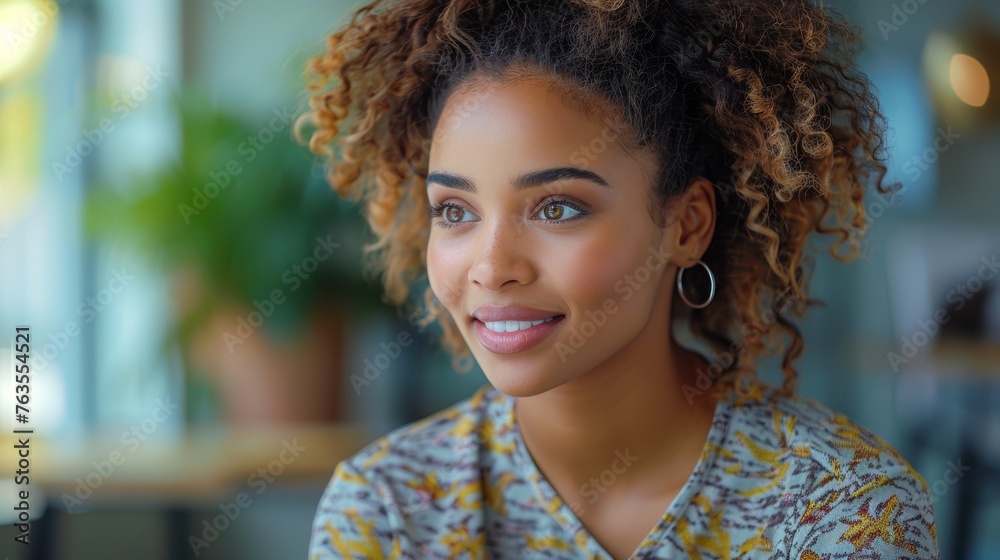 Female Hiring Manager Conducting Job Interview in Office Generative AI Female Hiring Manager Conducting Job Interview in Office Generative AI