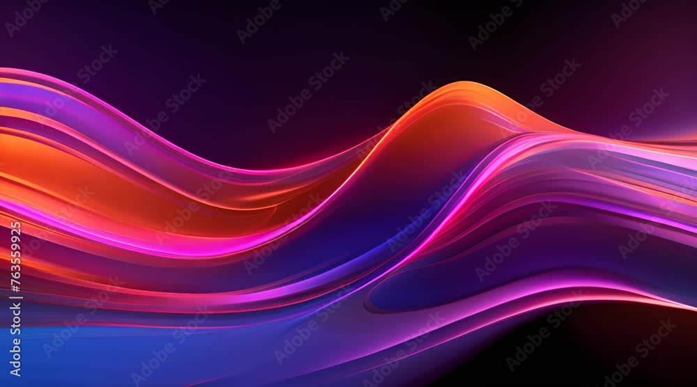 Abstract background with neon light. Backdrop for product presentation AI Abstract background with neon light. Backdrop for product presentation AI
