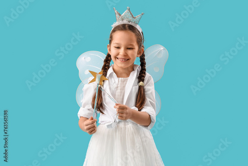 Cute little fairy with wand...