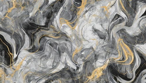 abstract marble marbled ink painted painting texture luxury background banner black gray swirls gold painted splashes